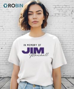 In Memory Of Jim Marshall Minnesota Vikings Logo Shirt