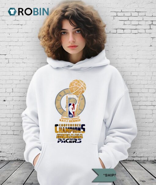 Indiana Pacers 2025 Nba Finals Conference Champions Trophy Shirt