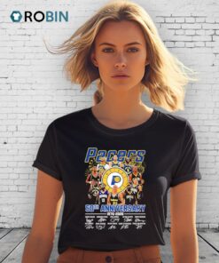 Indiana Pacers 50th Years Anniversary 1976 2025 Signature Shirt