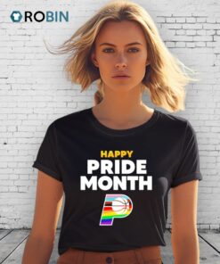 Indiana Pacers Happy Pride Month 2025 Logo Shirt