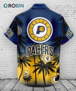 Indiana Pacers Hawaiian Shirt Coconut Tree