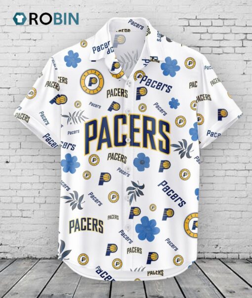 Indiana Pacers Hawaiian Shirt Tropical Beach