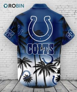 Indianapolis Colts Hawaiian Shirt Coconut Tree