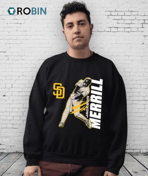 Jackson Merrill San Diego Padres Player Graphic Shirt