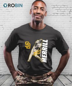 Jackson Merrill San Diego Padres Player Graphic Shirt