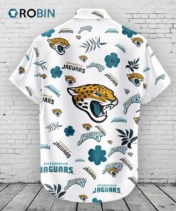 Jacksonville Jaguars Hawaiian Shirt Tropical Beach