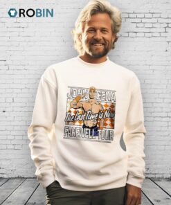 John Cena Tennessee Volunteers The Last Time Is Now Farewell Tour Shirt