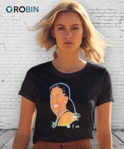 Jonquel Jones New York Liberty Basketball Portrait Signature Shirt