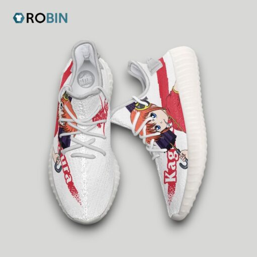 Kagura Shoes Custom Gintama Anime YZ Boost Sneakers