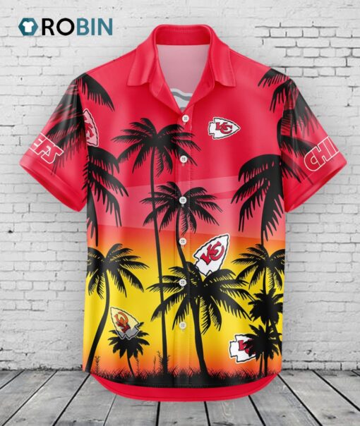 Kansas City Chiefs Hawaiian Shirt Coconut Tree
