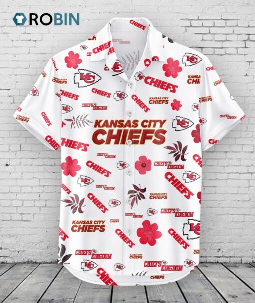 Kansas City Chiefs Hawaiian Shirt Tropical Beach