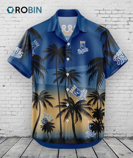 Kansas City Royals Hawaiian Shirt Coconut Tree