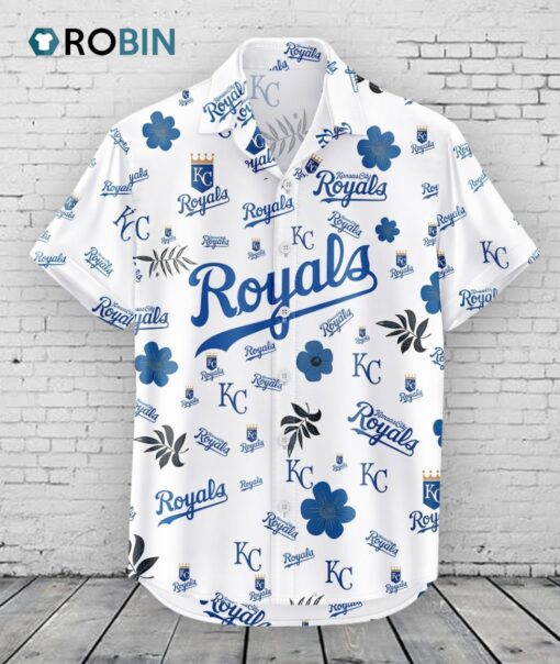 Kansas City Royals Hawaiian Shirt Tropical Beach