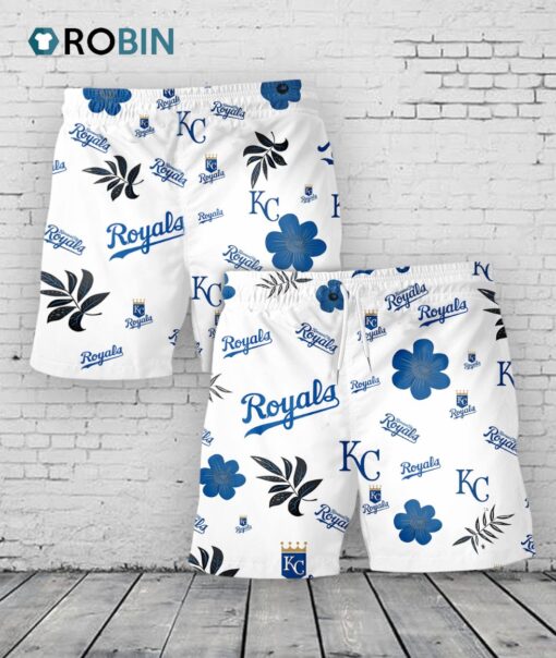 Kansas City Royals Hawaiian Shorts Tropical Beach