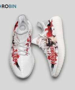 Ken Kaneki Shoes Custom Tokyo Ghoul Anime YZ Boost Sneakers