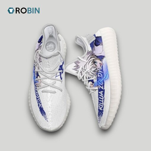 Killua Zoldyck Shoes Custom Hunter x Hunter Anime YZ Boost Sneakers