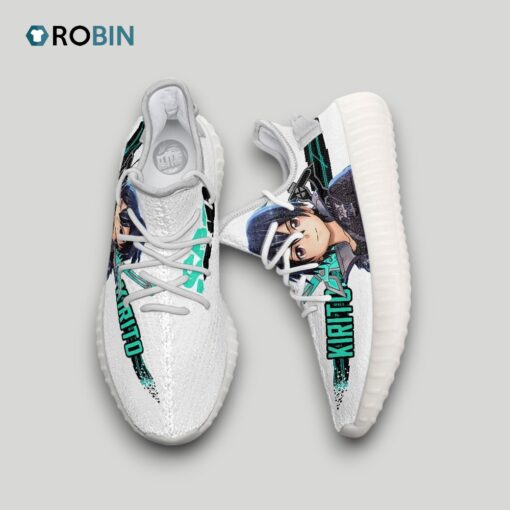 Kirito Shoes Custom Sword Art Online Anime YZ Boost Sneakers