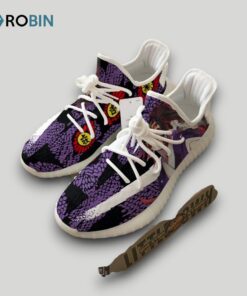 Kokushibo Shoes Custom KNY Anime YZ Boost Sneakers