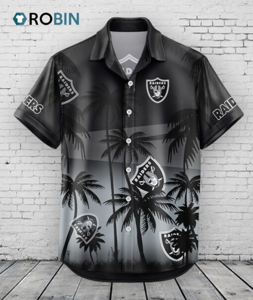 Las Vegas Raiders Hawaiian Shirt Coconut Tree