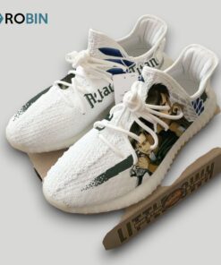Levi x Eren Shoes Custom Attack on Titan Anime YZ Boost Sneakers