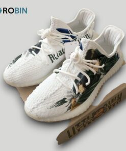 Levi x Mikasa Shoes Custom Attack on Titan Anime YZ Boost Sneakers
