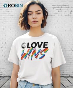 Love Wins Minnesota Timberwolves Pride Month 2025 Logo Shirt