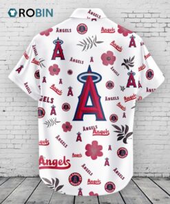 Los Angeles Angels Hawaiian Shirt Tropical Beach