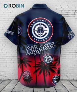 Los Angeles Clippers Hawaiian Shirt Coconut Tree Los Angeles Clippers Hawaiian Shirt Coconut Tree
