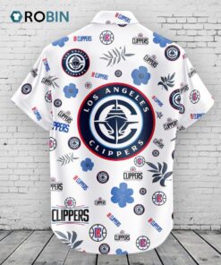 Los Angeles Clippers Hawaiian Shirt Tropical Beach Los Angeles Clippers Hawaiian Shirt Tropical Beach