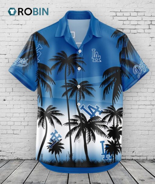 Los Angeles Dodgers Hawaiian Shirt Coconut Tree