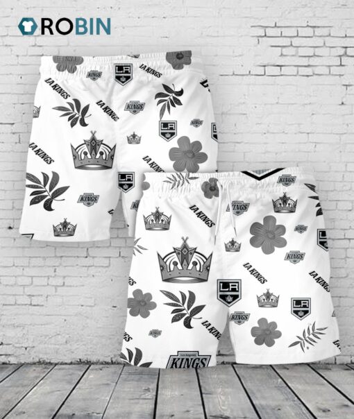 Los Angeles Kings Hawaiian Shorts Tropical Beach