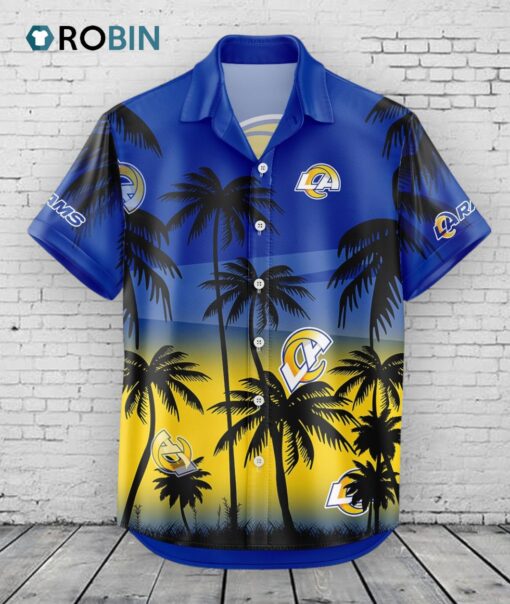 Los Angeles Rams Hawaiian Shirt Coconut Tree