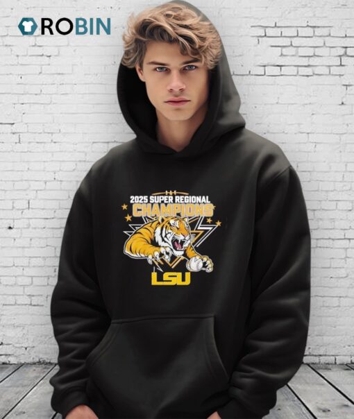Lsu Tigers 10th Super Regional Champs 2025 Logo Shirt