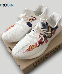 Lucario Shoes Custom Pokemon Anime YZ Boost Sneakers