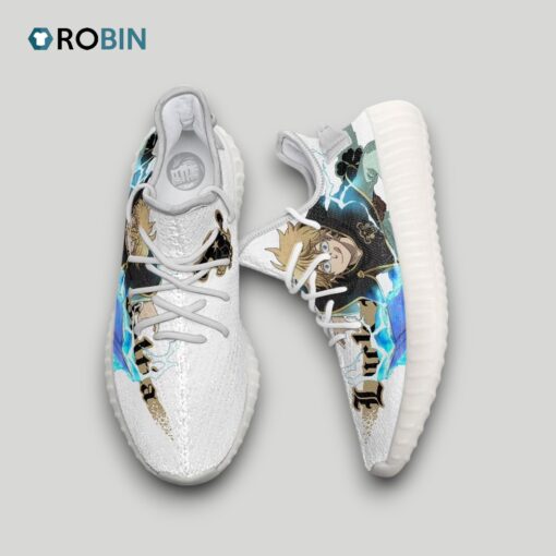 Luck Voltia Shoes Custom Black Clover Anime YZ Boost Sneakers