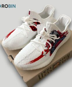 Madara Shoes Custom Sharingan Sneakers Anime YZ Boost Shoes Madara Shoes Custom Sharingan Sneakers Anime YZ Boost Shoes