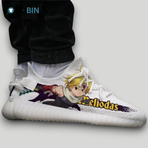 Meliodas Shoes Custom The Seven Deadly Sins Anime YZ Boost Sneakers