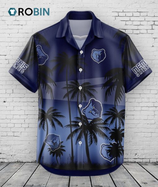 Memphis Grizzlies Hawaiian Shirt Coconut Tree