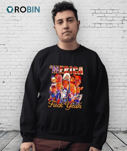 Merica Fuck Yeah Puppet Shirt