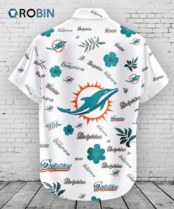 Miami Dolphins Hawaiian Shirt Tropical Beach
