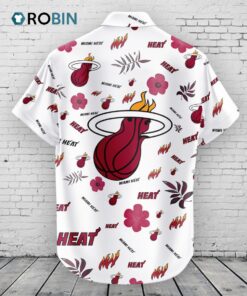 Miami Heat Hawaiian Shirt Tropical Beach