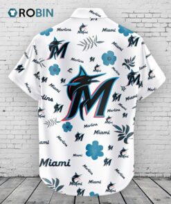 Miami Marlins Hawaiian Shirt Tropical Beach Miami Marlins Hawaiian Shirt Tropical Beach