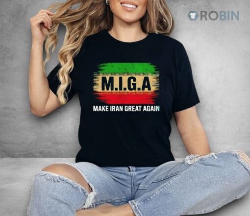 Miga Make Lran Great Again Vintage Shirt