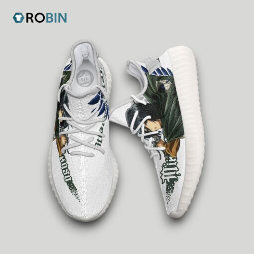 Mikasa Ackerman Shoes Custom Attack on Titan Anime YZ Boost Sneakers