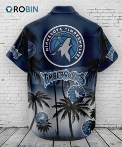 Minnesota Timberwolves Hawaiian Shirt Coconut Tree