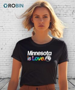 Minnesota Timberwolves Is Love Pride Month 2025 Logo Shirt