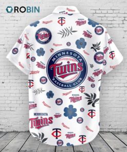 Minnesota Twins Hawaiian Shirt Tropical Beach