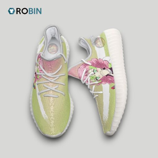 Mitsuri Kanroji Shoes Custom KNY Anime YZ Boost Sneakers