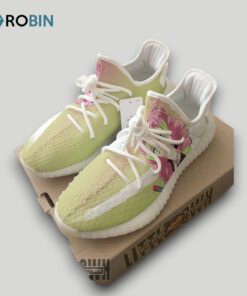 Mitsuri Kanroji Shoes Custom KNY Anime YZ Boost Sneakers