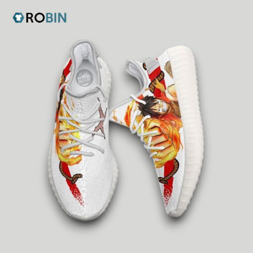 Monkey D Luffy Shoes Custom 1Piece Anime YZ Boost Sneakers